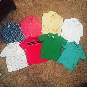 Dress and collard shirts